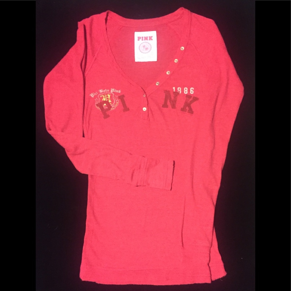 SOLD 💕Victoria’s Secret PINK long sleeve shirt Sz. S